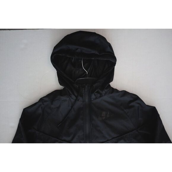 Nike 883495-010 Women's Sz L Black Windrunner Woven Windbreaker Jacket - Picture 8 of 15